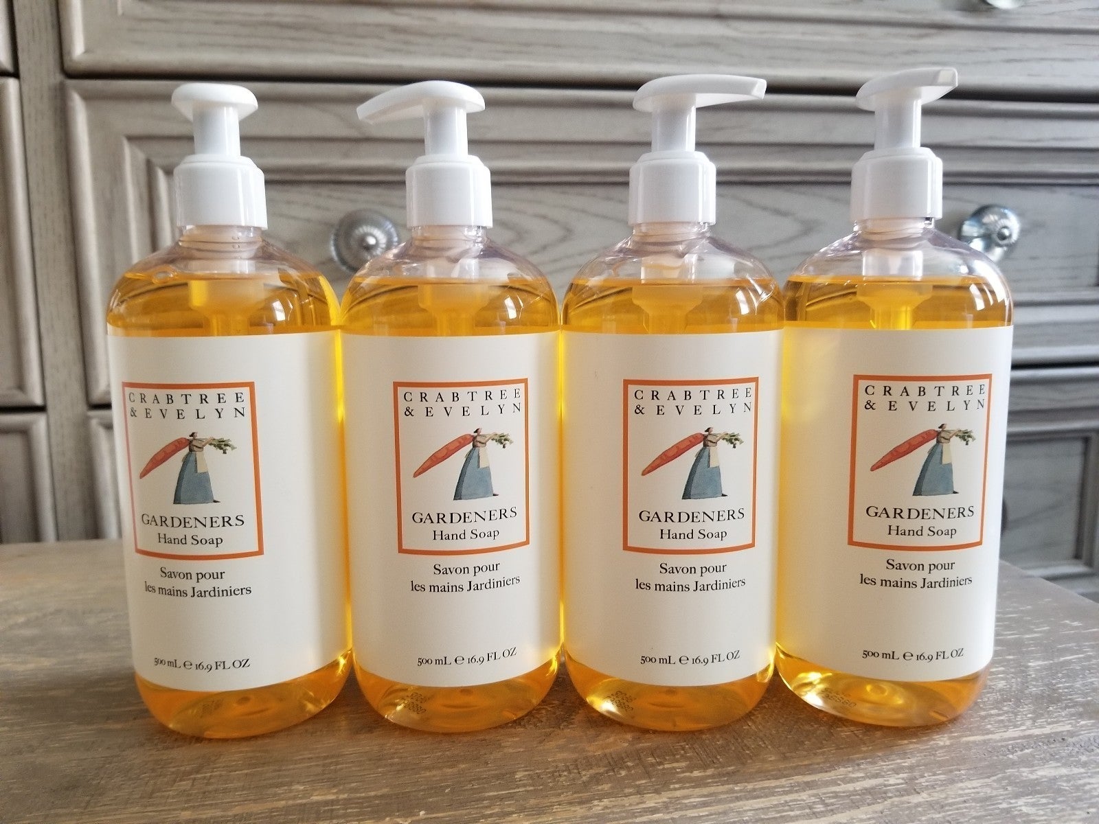 4 Crabtree & Evelyn Gardeners Hand Soap