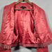 Vintage Margaret Godfrey Leather Jacket Women's Size 8 Coral Moto Blazer