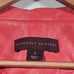 Vintage Margaret Godfrey Leather Jacket Women's Size 8 Coral Moto Blazer