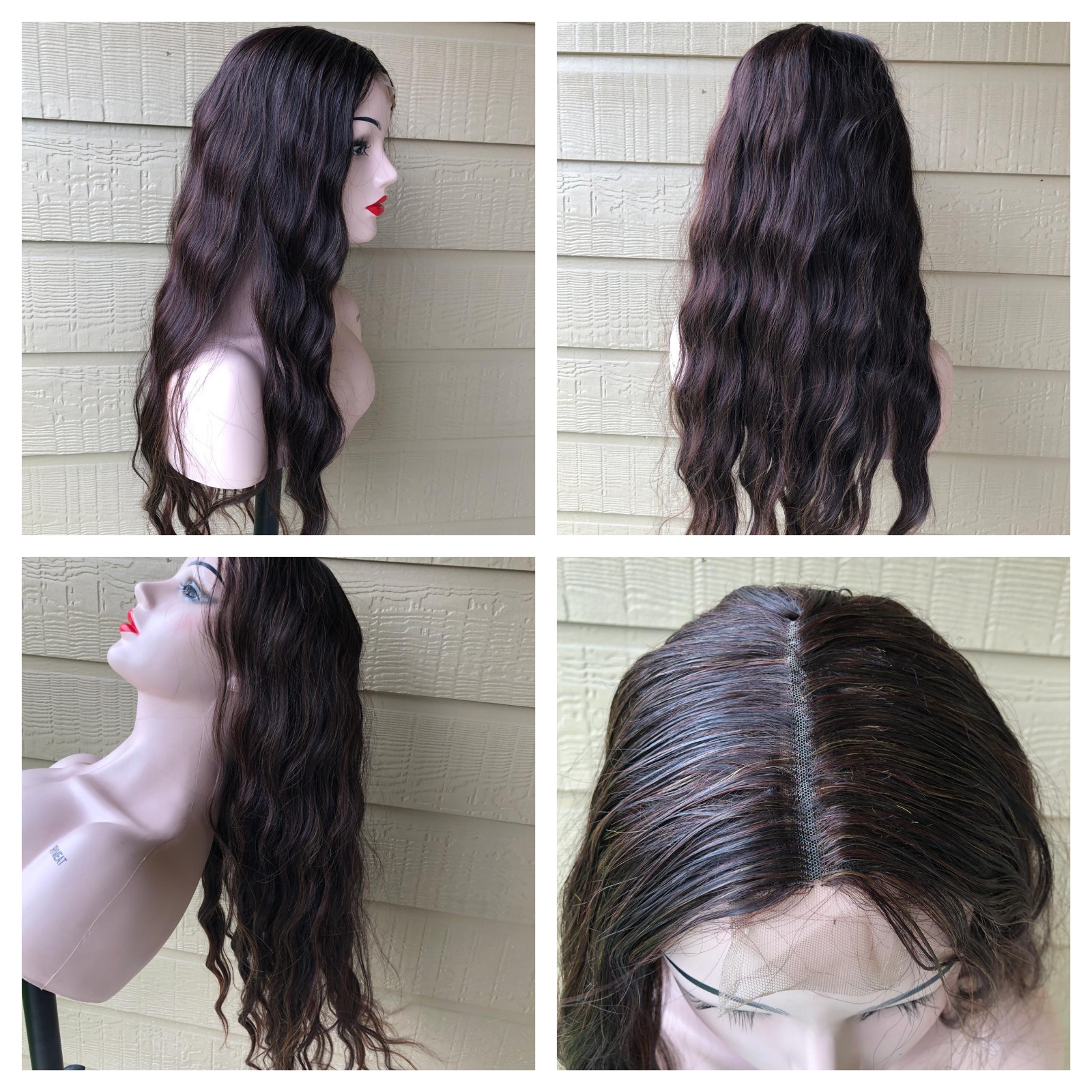 Human Hair Blend Wig