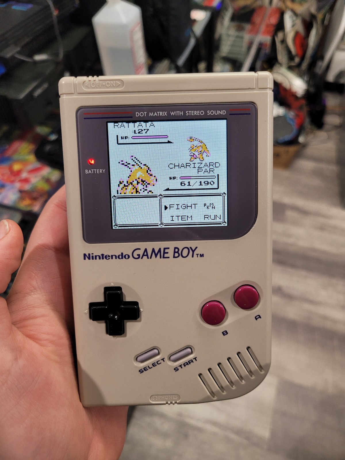 Original Nintendo GameBoy With IPS Backlit LCD Screen