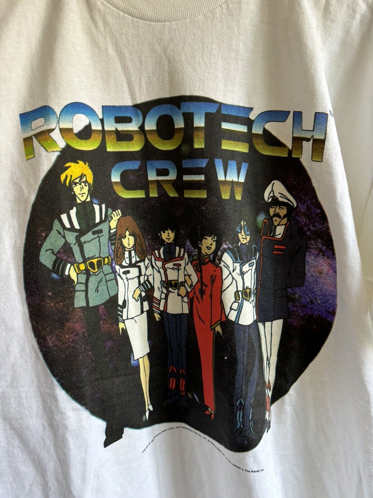 Vintage 90s Robotech Macross T-shirt Large Anime Manga Hook-ups Unreal Tee Find