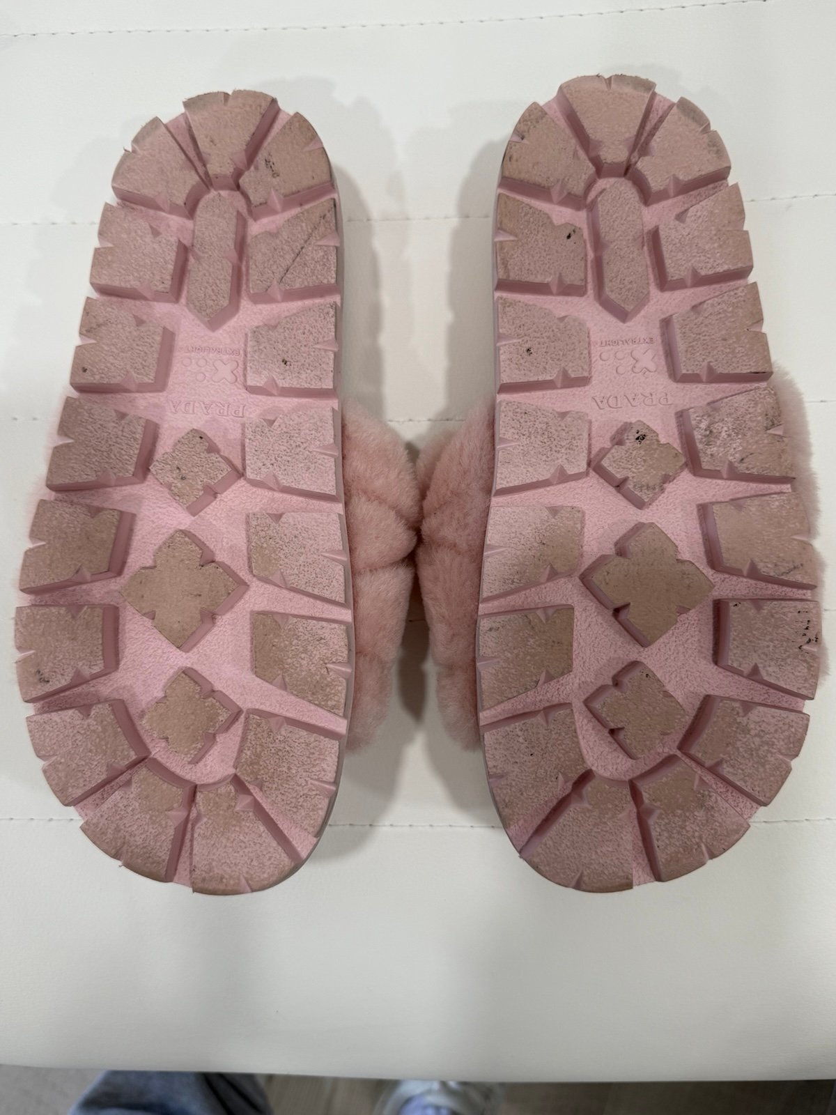 Authentic Prada Pink Furry Slides 4.5 (35) | Mercari Authentic Prada Pink Furry Slides 4.5 (35) | Mercari