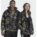 ADIDAS ORIGINALS TREFOIL PRINTED POLAR FLEECE TRACK JACKET Full Zip Large
