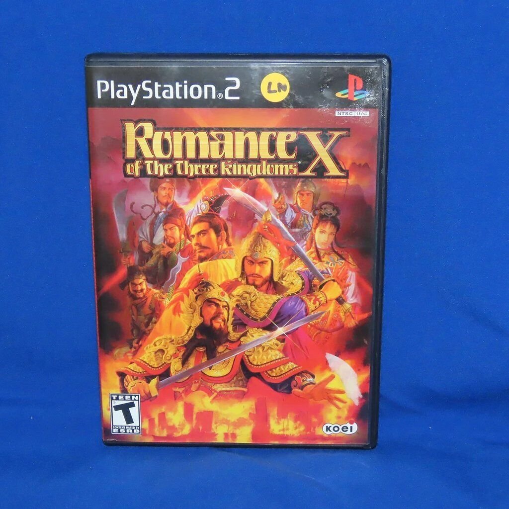 Romance of the Three Kingdoms X Playstation 2 Video Game - PS2 Complete