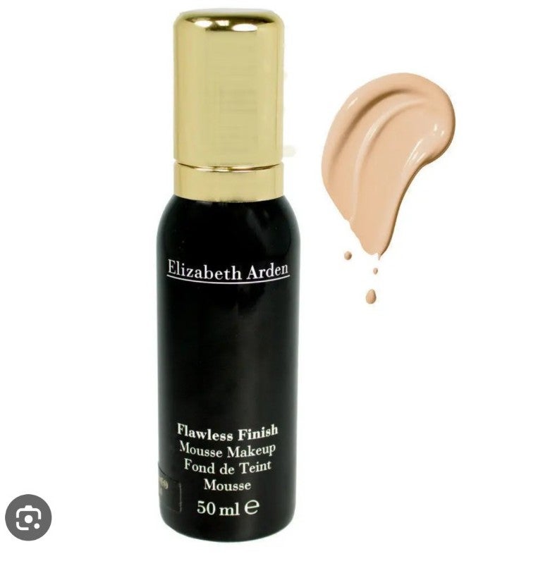 2- Elizabeth Arden flawless finish mousse makeup mousse 50ml CHAMPAGNE #01