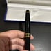 Waterman Paris France Ballpoint Pen With Case Black With Gold Trim