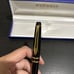 Waterman Paris France Ballpoint Pen With Case Black With Gold Trim