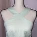 Ann Taylor NWT mint green cross neck blouse
