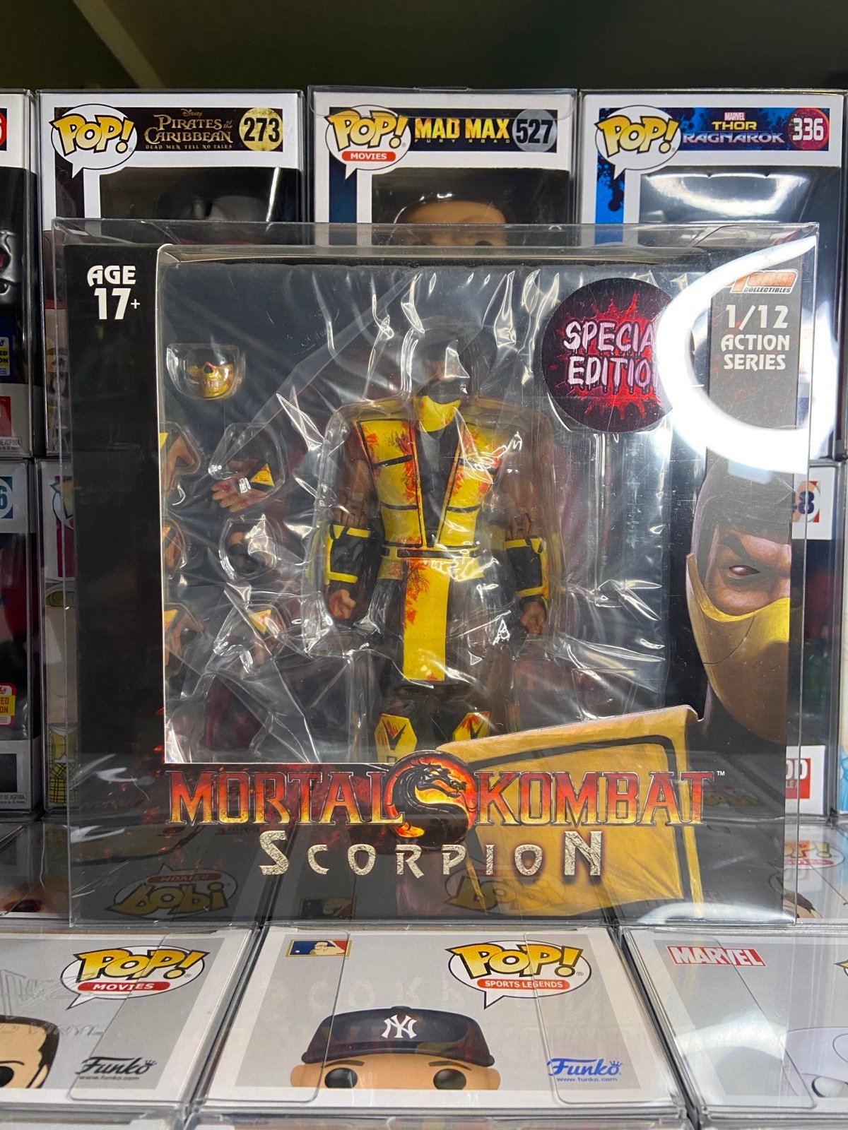 Storm Collectibles: Scorpion Bloody Edition with Custom Protector Case