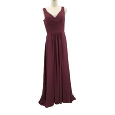 BRIDESMAID 14 1X plus burgundy pleated lace up formal party maxi dress NEW B155