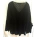 3X Black Lace Cover Up Blouse Top Empire Waist Relativity brand