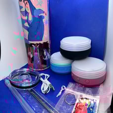 Make it Pink Make it Blue speaker tumbler