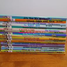 18 Dr. Seuss Beginner Bright and Early Books Book Lot ~ Thomas Train, Arthur Etc