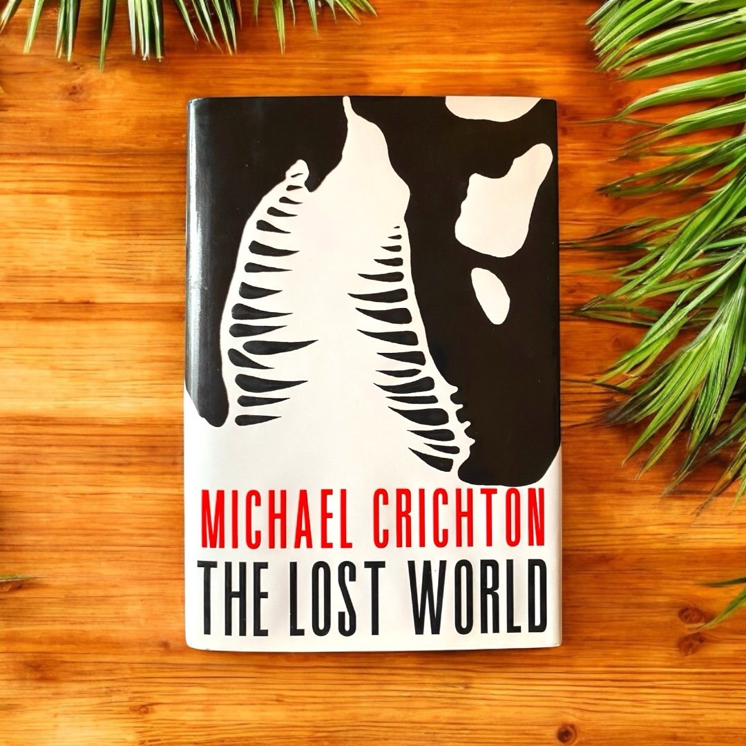 VINTAGE 1995 First Edition Michael Crichton - The Lost World Hardcover Sci-fi