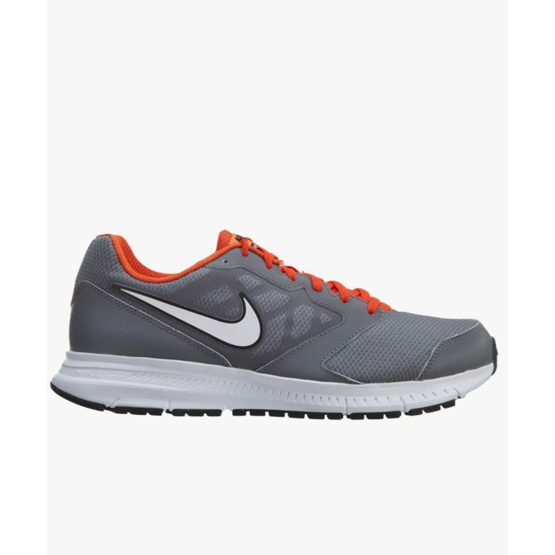 Nike Running Shoes Down Shifter Men's Size 10.5 Gray Orange 684653-015 2015