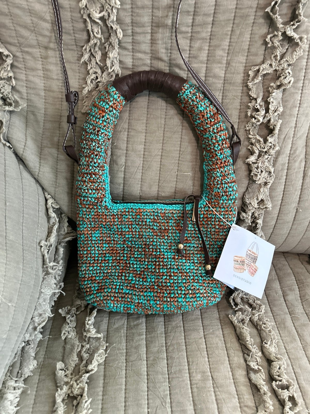Anthropologie - Sensi Studio mini woven bag