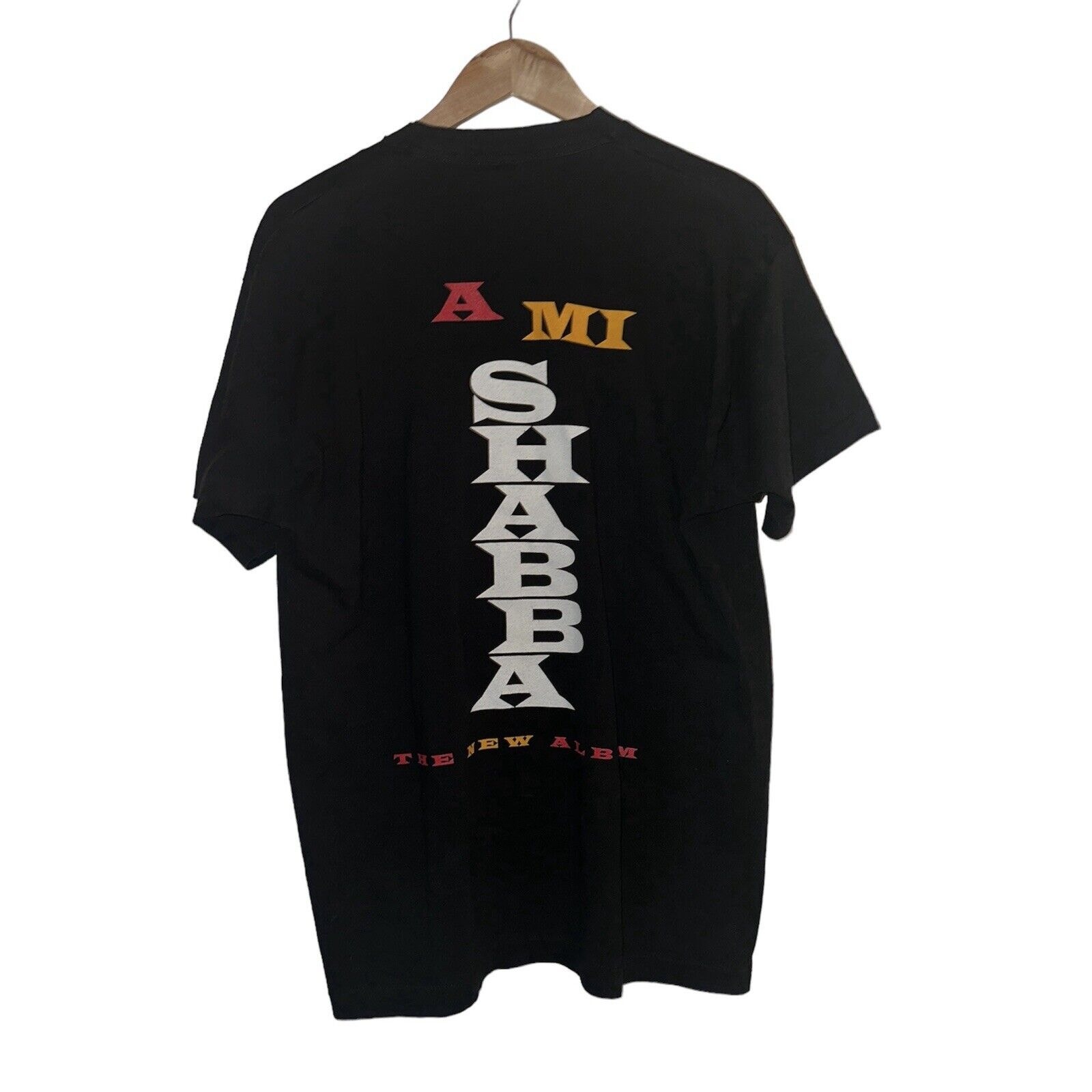 Vintage Rare Shabba Ranks Shirt 80s 90s Single Stich Ah Mi Shabba The New Album