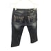 Miss Me Capri Pants Womens 25 Bling Embellished Jeans Bedazzled Western Rodeo