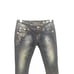 Miss Me Capri Pants Womens 25 Bling Embellished Jeans Bedazzled Western Rodeo