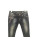 Miss Me Capri Pants Womens 25 Bling Embellished Jeans Bedazzled Western Rodeo