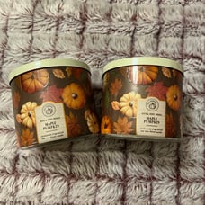 NEW! MAPLE PUMPKIN 3 wick candles