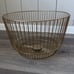 Metal gold storage basket
