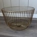 Metal gold storage basket