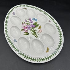 PORTMEIRION Botanic Garden Deviled Egg Dish Sweat Peas