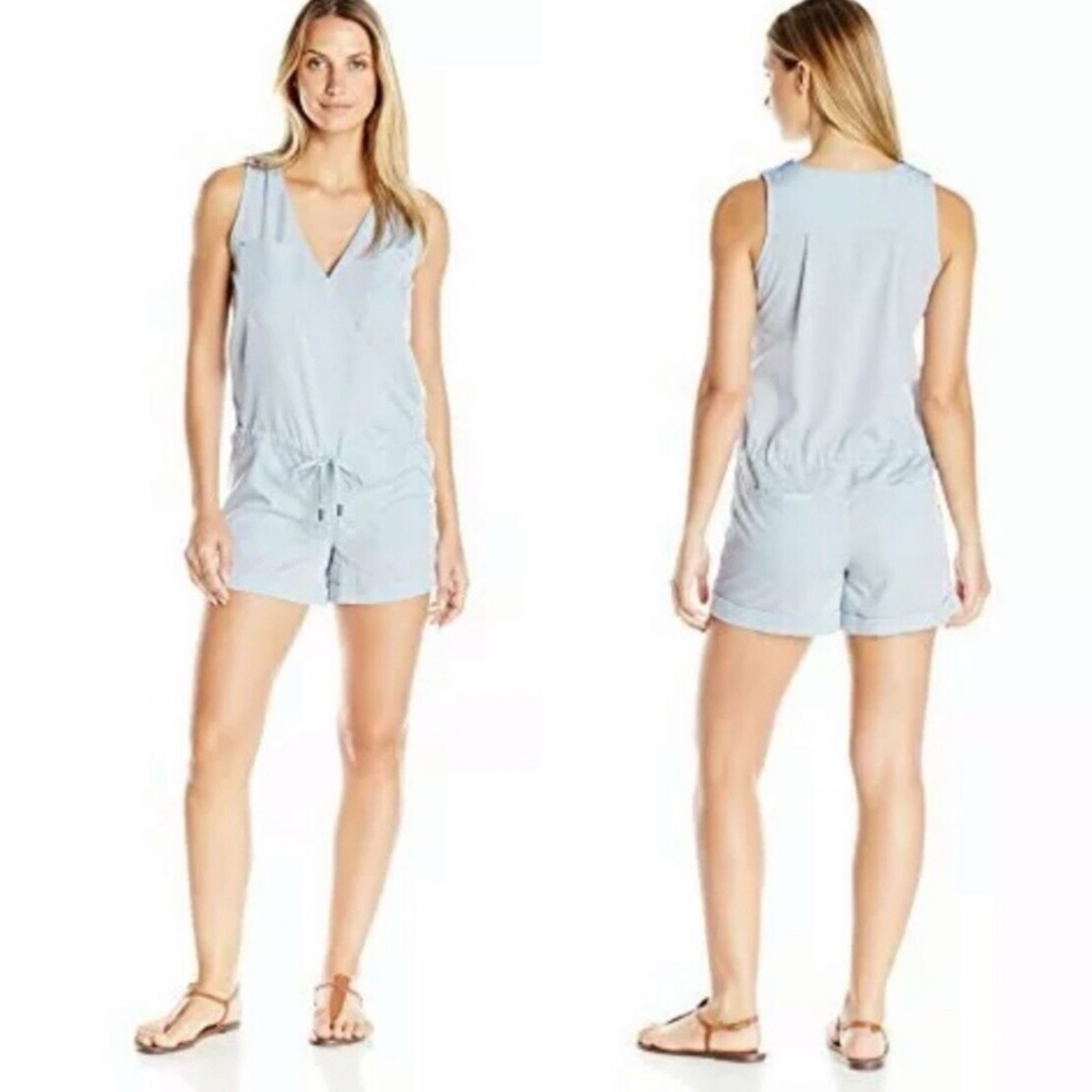 LOLE Women's Hazel Jumpsuit Zenith Romper Ice Blue Size Small Summer Vacation