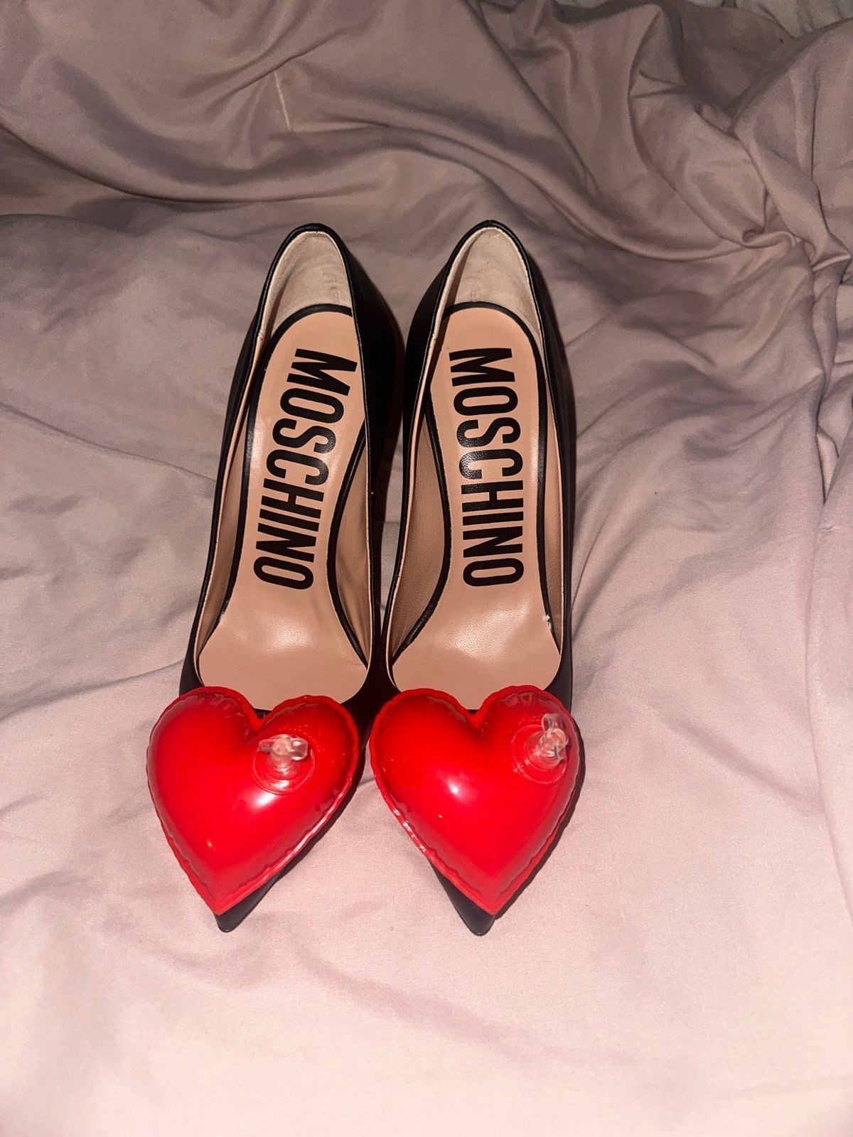 Moschino brand new authentic heels retail 675.00