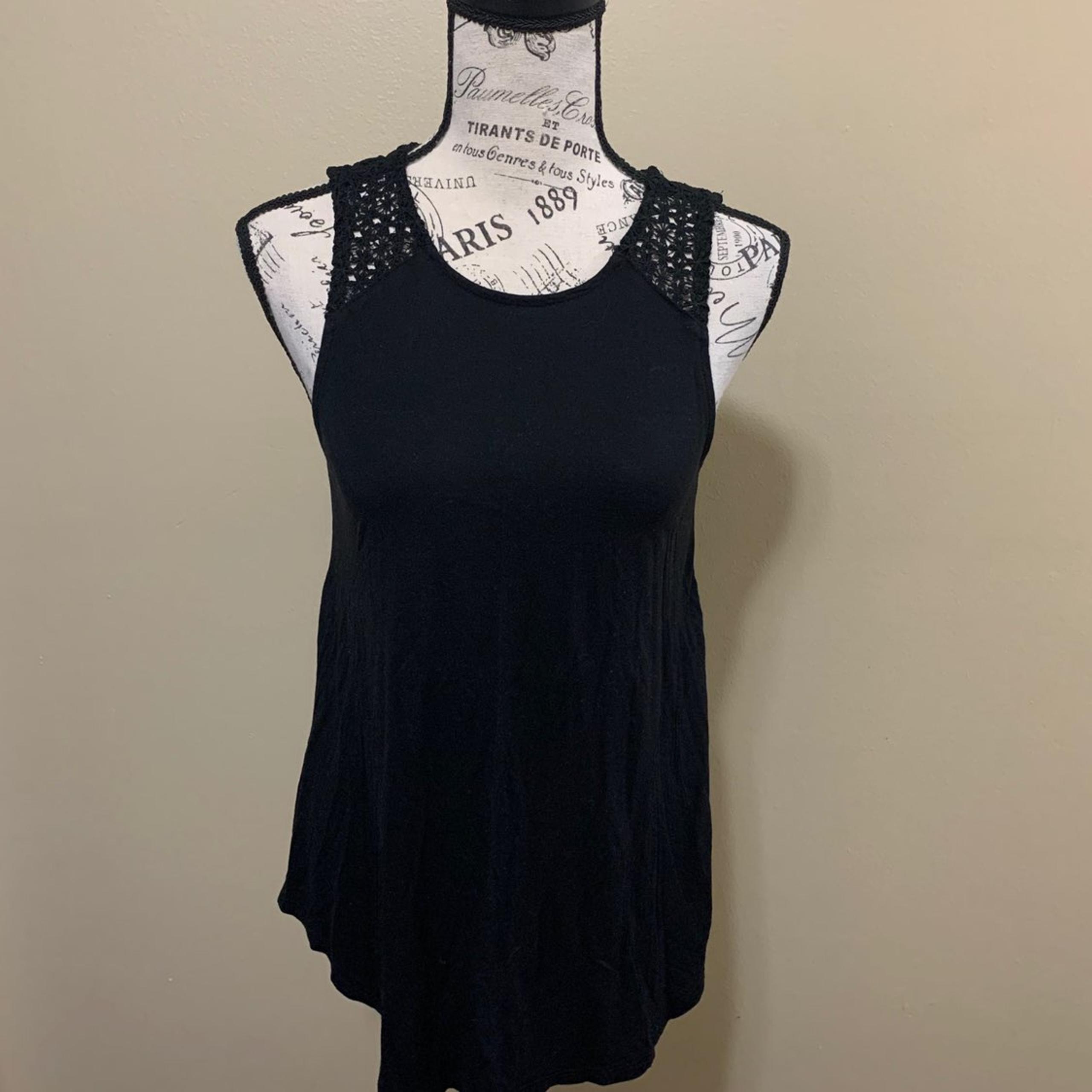 Old Navy Lace Black Small Tank Top