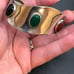 VTG STERLING SILVER MÉXICO TAXCO MULTI STONE CUFF BRACELET #287