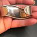 VTG STERLING SILVER MÉXICO TAXCO MULTI STONE CUFF BRACELET #287