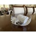 Vintage MCM Lucite Clear Swan Towel Soap or Flower Holder 9 x5.5 x 6.25 Tall