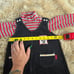 Babar Elephant French Girls 2T 90s Y2K Vintage Two Piece Matching Set Jumper Top