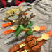 Set of 5 Hot Wheels Dinosaur Skeleton Tracks/Launchers 2008