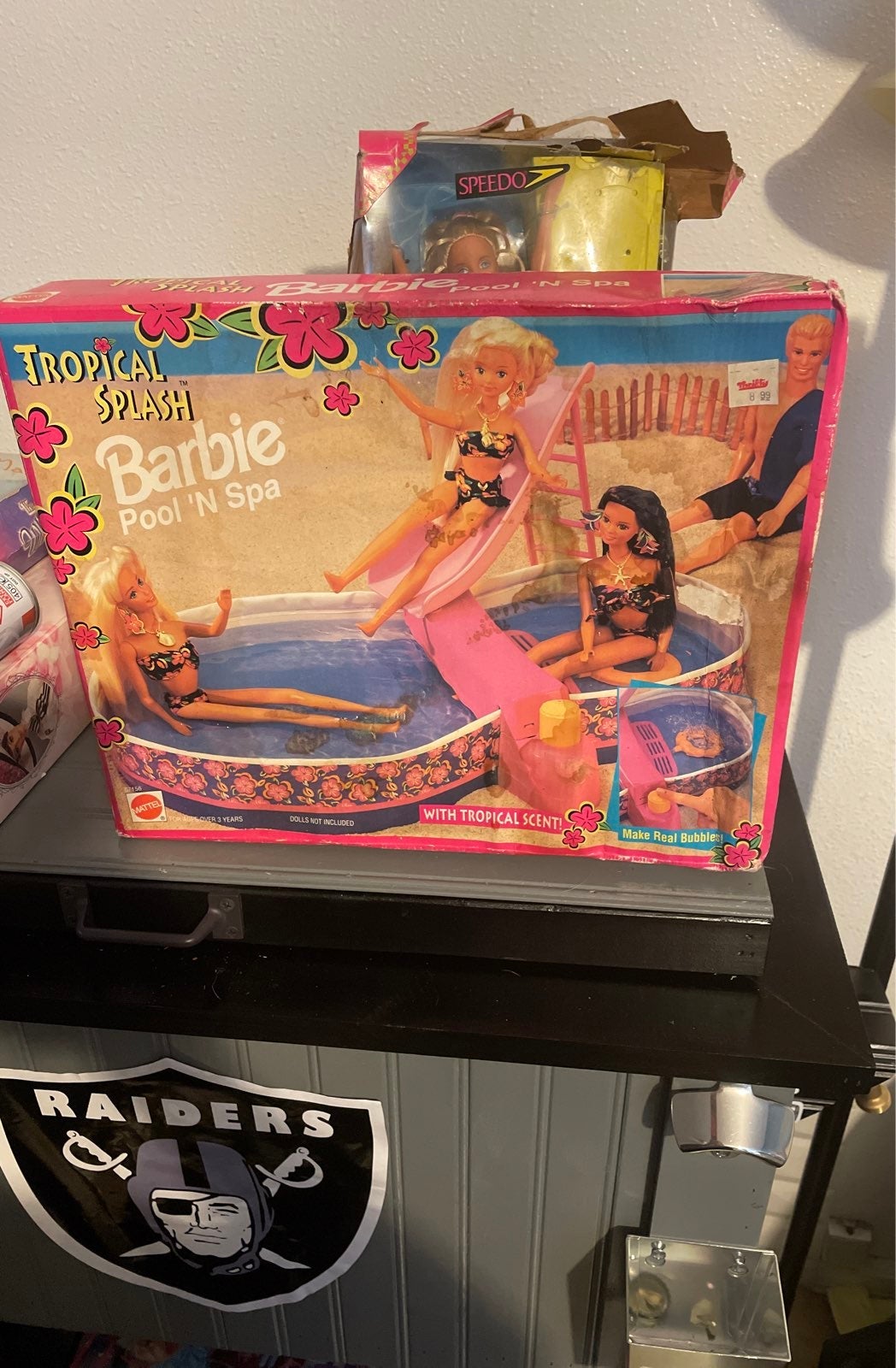 Tropical splash Barbie pool and spa