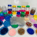 Giant Perler Bead Lot 9lbs Mixed Colors + Peg Boards