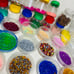 Giant Perler Bead Lot 9lbs Mixed Colors + Peg Boards