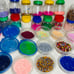 Giant Perler Bead Lot 9lbs Mixed Colors + Peg Boards