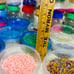 Giant Perler Bead Lot 9lbs Mixed Colors + Peg Boards