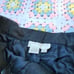 Black 100% silk high rise Bermuda shorts