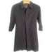 Vintage Brooks Brothers Wool Overcoat Trench Coat Men's Size 42 Midnight Navy