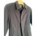 Vintage Brooks Brothers Wool Overcoat Trench Coat Men's Size 42 Midnight Navy