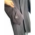 Vintage Brooks Brothers Wool Overcoat Trench Coat Men's Size 42 Midnight Navy