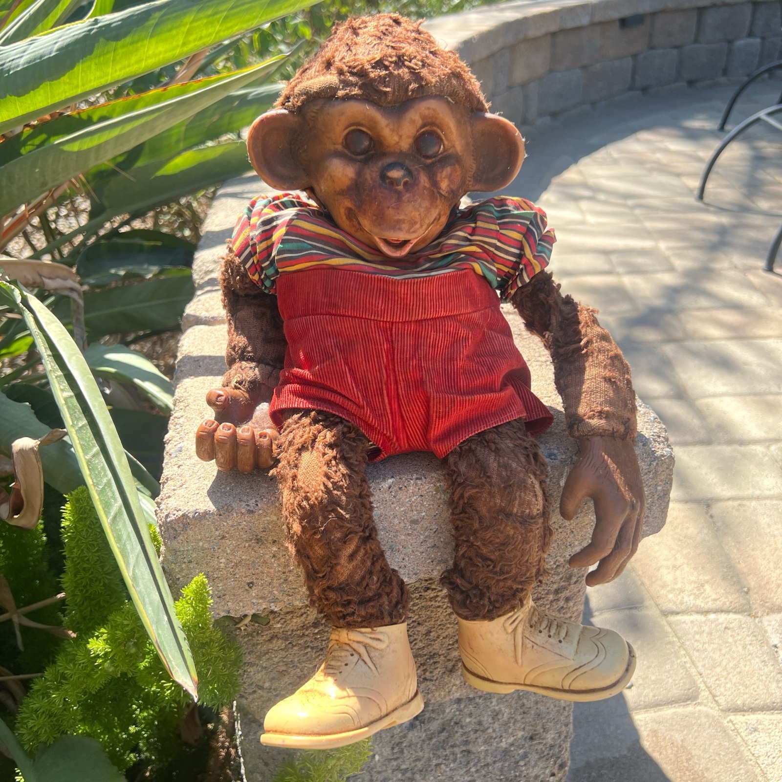 Vintage J. Fred Muggs Stuffed Chimpanzee Doll