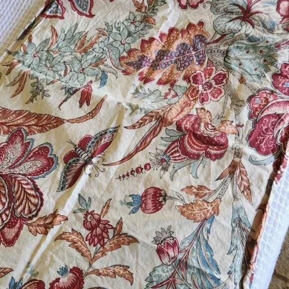 Pottery Barn Queen Duvet with 2 Shams Cottagecore Floral Botanical Price Firm!