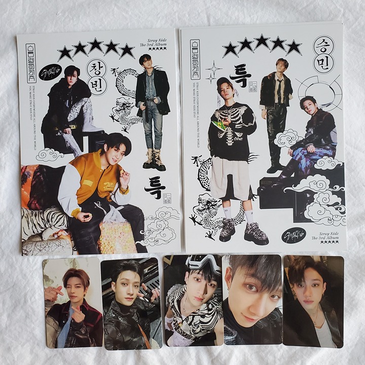 [Stray Kids] 5-Star Photocards (Album, B&N, Digipak)