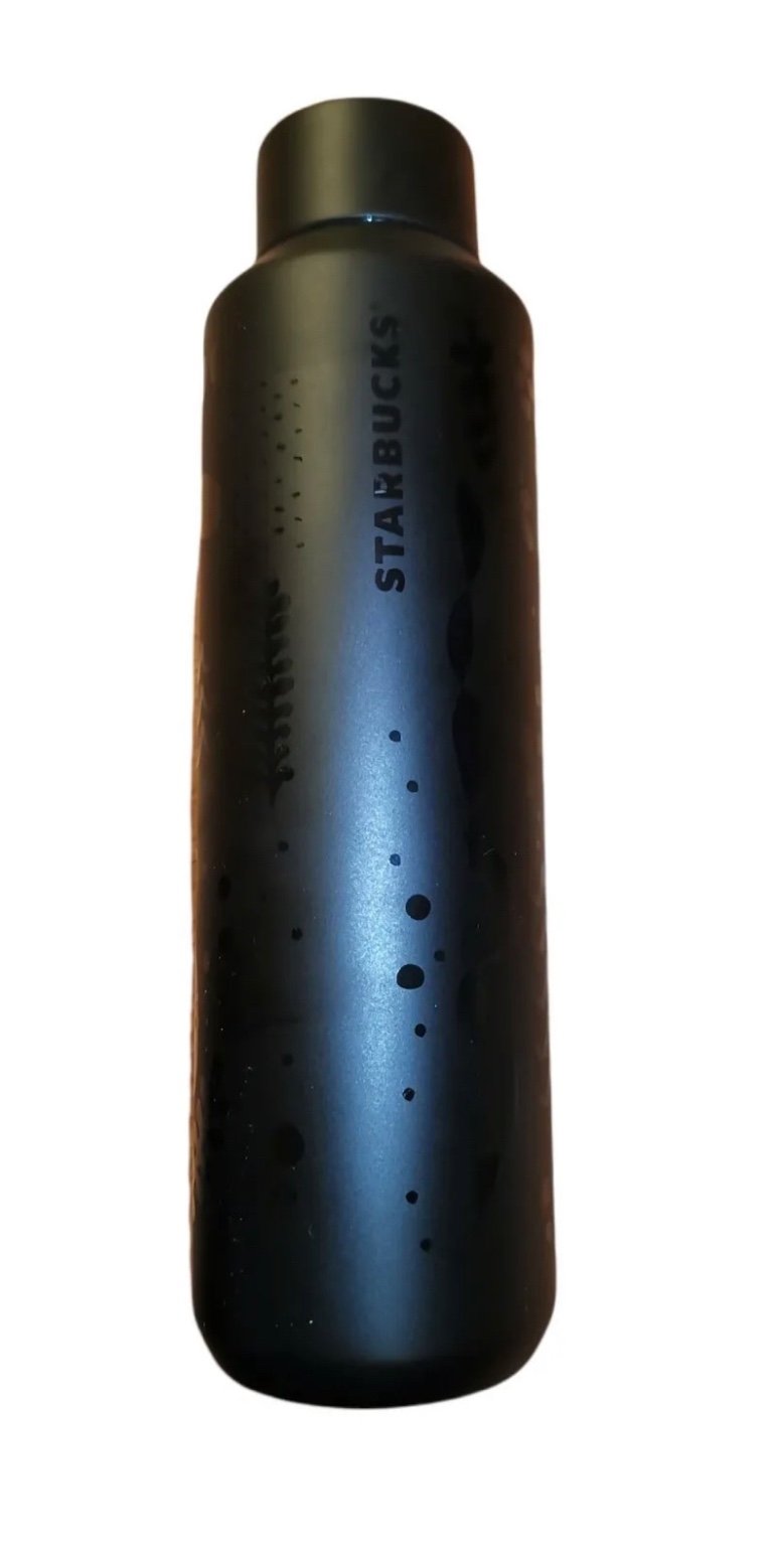 Rare Starbucks Siren Water Bottle 2019 Black Vacuum Insulated 20oz